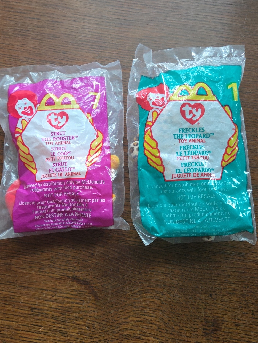 Vintage Ty McDonald’s Promotional Beanie Baby Packs - 1999 ☆ Strut & Freckles